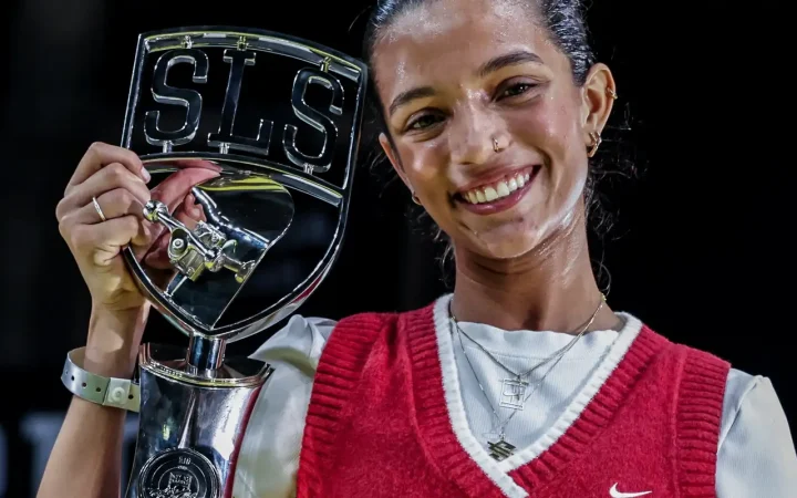 Rayssa é campeã da etapa carioca da Liga Internacional de Skate Street