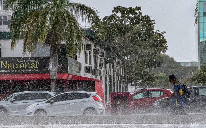 Frente fria leva chuva ao Centro-Oeste e parte do Norte do país