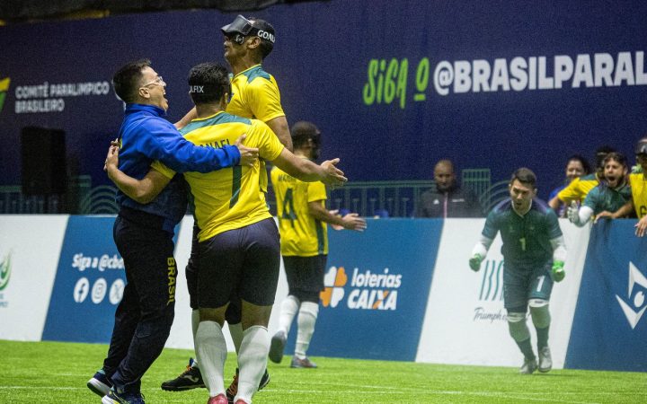 Futebol de cegos: Brasil vai à final da Copa América contra Colômbia