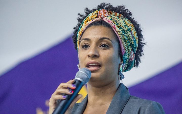 Bolsonaristas ofendem memória de Marielle Franco em ato no Rio